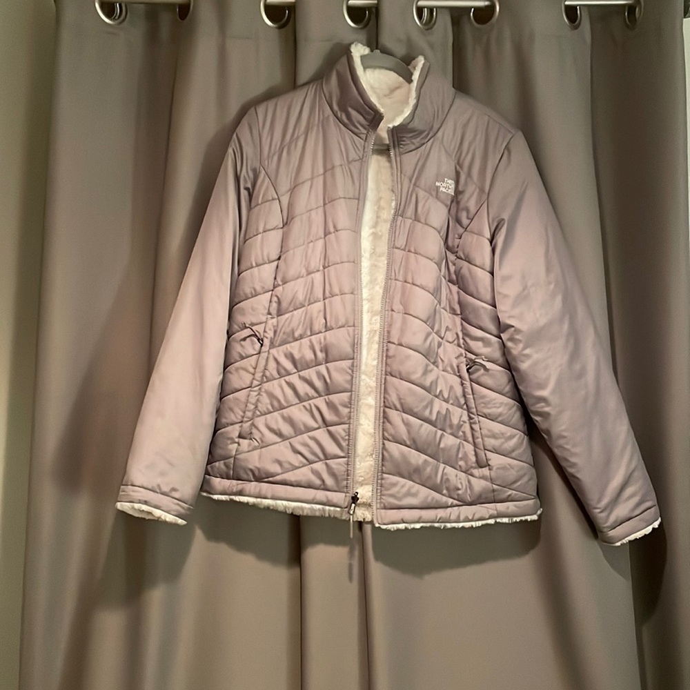 Grey North Face Reversible Jacket